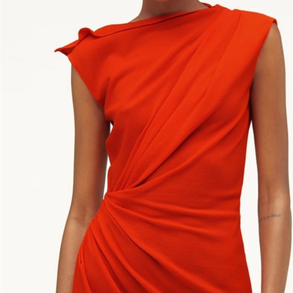 Zara x Narciso Rodriguez red dress size S